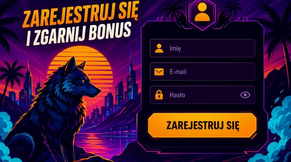 formularz rejestracyjny z polami e-mail i hasło