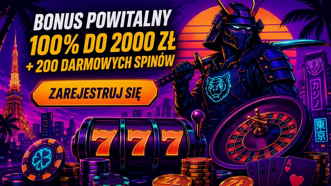 Wild Tokyo Casino – Kasyno online z licencją Curaçao i bonusem 2500 zł